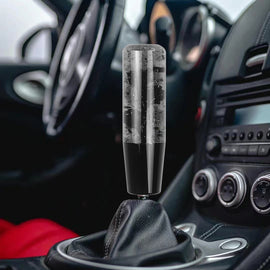 Brand New Universal 150mm Sakura Black Glitter Rose Flowers Manual Car Gear Stick Shift Knob M8 M10 M12