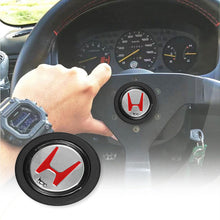 Load image into Gallery viewer, Brand New Universal Honda Car Horn Button Red Steering Wheel Center Cap W/Packaging