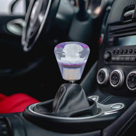 BRAND NEW JDM 50MM Universal Diamond Flower White Crystal Manual Gear Stick Shift Knob Shifter M8 M10 M12