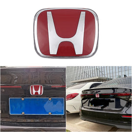 BRAND NEW 1PCS HONDA RED REAR TRUNK H LOGO JDM EMBLEM FOR ACCORD 2023-2025