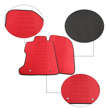 Load image into Gallery viewer, BRAND NEW 2006-2011 Honda Civic Bride Fabric Red Custom Fit Floor Mats Interior Carpets LHD