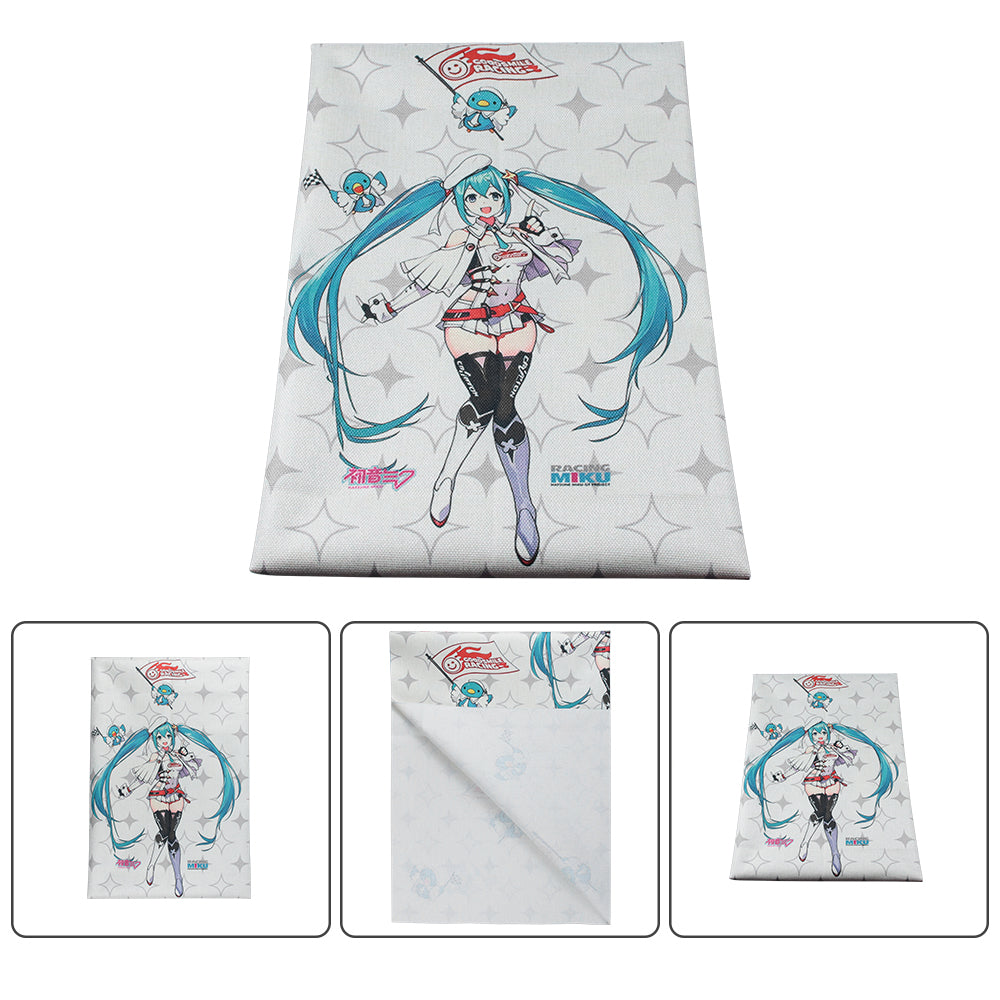 Brand New Hatsune Miku Fabric Material SEAT Cover Cloth For Universal Interior