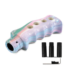 Load image into Gallery viewer, Brand New Universal Star Galaxy Slotted Pistol Grip Handle Manual Gear Shift Knob Shifter M8 M10 M12