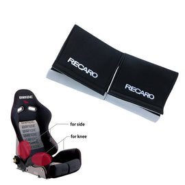 BRAND NEW 2PCS RECARO Black Racing Bucket Seat Cover Protect Tuning Side Pad Cushion