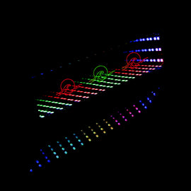 BRAND NEW UNIVERSAL JDM SUN OCEAN MULTI-COLOR GALAXY MIRROR LED LIGHT CLIP-ON REAR VIEW WINK REARVIEW