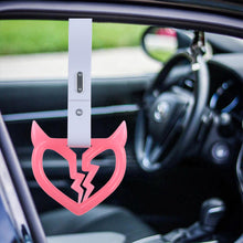 Load image into Gallery viewer, Brand New Devil Demon Broken Heart Glow In The Dark Red JDM TSURIKAWA Ring Subway Train Bus Handle Strap Charm Drift