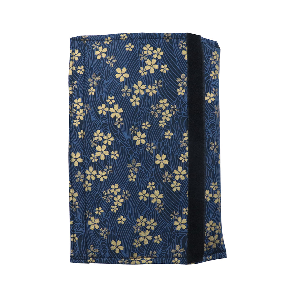 Brand New Universal 2PCS SAKURA Blue Flower Fabric Soft Cotton Seat Belt Cover Shoulder Pads