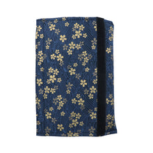 Load image into Gallery viewer, Brand New Universal 2PCS SAKURA Blue Flower Fabric Soft Cotton Seat Belt Cover Shoulder Pads
