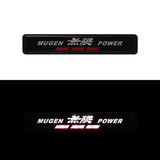 BRAND NEW 1PCS MUGEN LED LIGHT CAR FRONT GRILLE BADGE ILLUMINATED DECAL STICKER