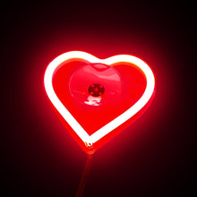 Load image into Gallery viewer, BRAND NEW UNIVERSAL LOVE HEART RED LED Neon Flash Light Car Window Glow Electric Remote Control Lamp