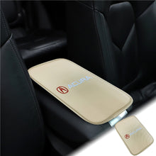 Load image into Gallery viewer, BRAND NEW UNIVERSAL ACURA BEIGE Car Center Console Armrest Cushion Mat Pad Cover Embroidery