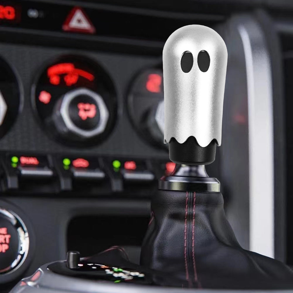 Brand New JDM Universal Ghost Aluminum Silver Manual Car Gear Shift Knob Stick Shifter M8 M10 M12