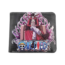 Load image into Gallery viewer, Brand New Unisex One Piece Anime Purse Short Bifold Fashion Leather Wallet