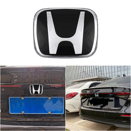 BRAND NEW 1PCS HONDA BLACK REAR TRUNK H LOGO JDM EMBLEM FOR ACCORD 2023-2025