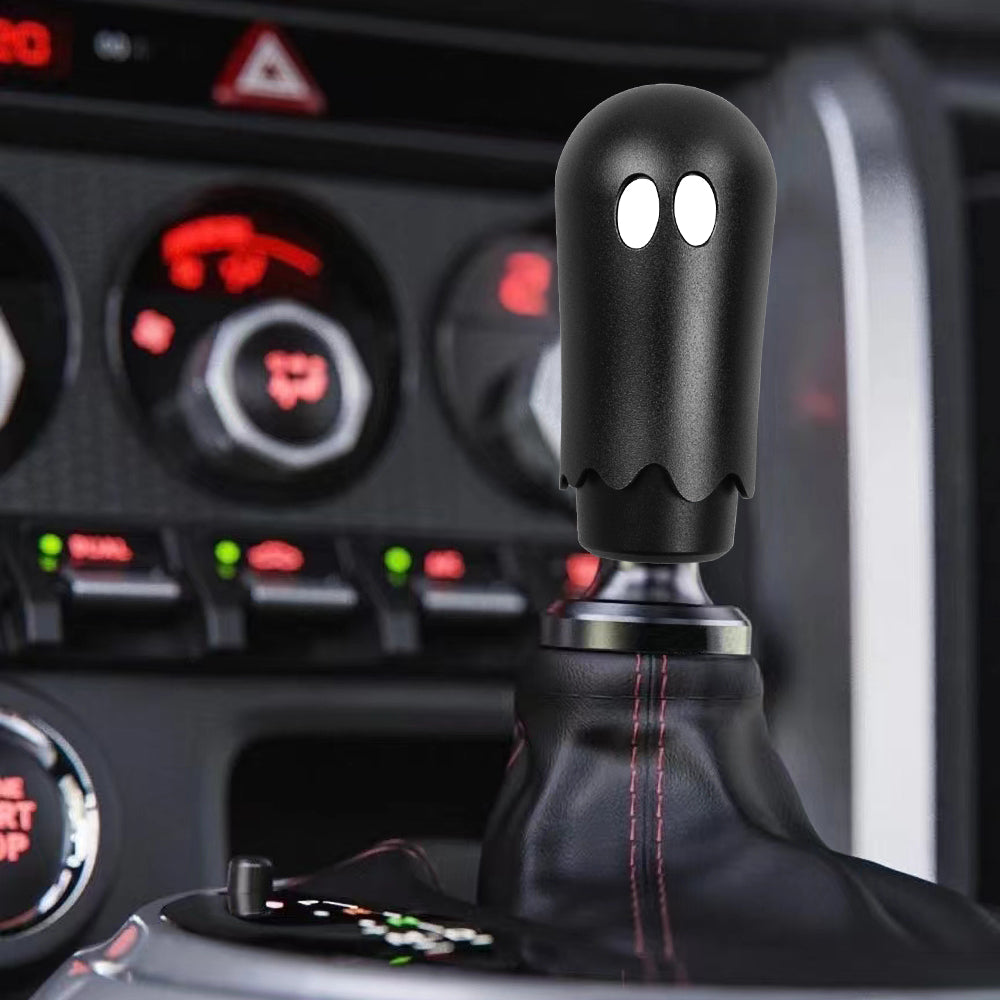 Brand New JDM Universal Ghost Aluminum Black Manual Car Gear Shift Knob Stick Shifter M8 M10 M12