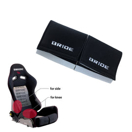 BRAND NEW 2PCS BRIDE BLACK Racing Bucket Seat Cover Protect Tuning Side Pad Cushion