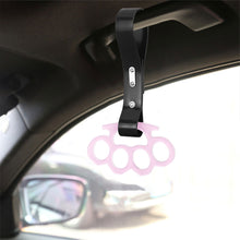 Load image into Gallery viewer, BRAND NEW KNUCKLES JDM TSURIKAWA Ring Subway Train Bus Black Strap Charm Drift