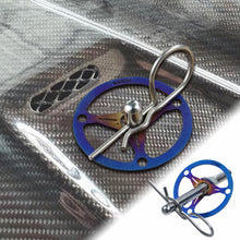 Load image into Gallery viewer, Brand New Universal Nardi Car Hood Pin Kit Aluminum Alloy Hood Pin Lock Latch Catch Burnt Blue