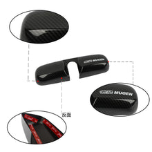 Load image into Gallery viewer, BRAND NEW MUGEN ABS Carbon Fiber Rear View Mirror Cover Honda FD2 FA5 Si GE6 GE8 FG2 CRZ CRV FD1