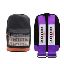 Load image into Gallery viewer, Brand New JDM Bride Racing Purple Harness Adjustable Shoulder Strap Backpack