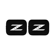 Load image into Gallery viewer, Brand New Universal 4PCS NISSAN Z Racing Black Fabric Car Floor Mats Interior Carpets Floormat