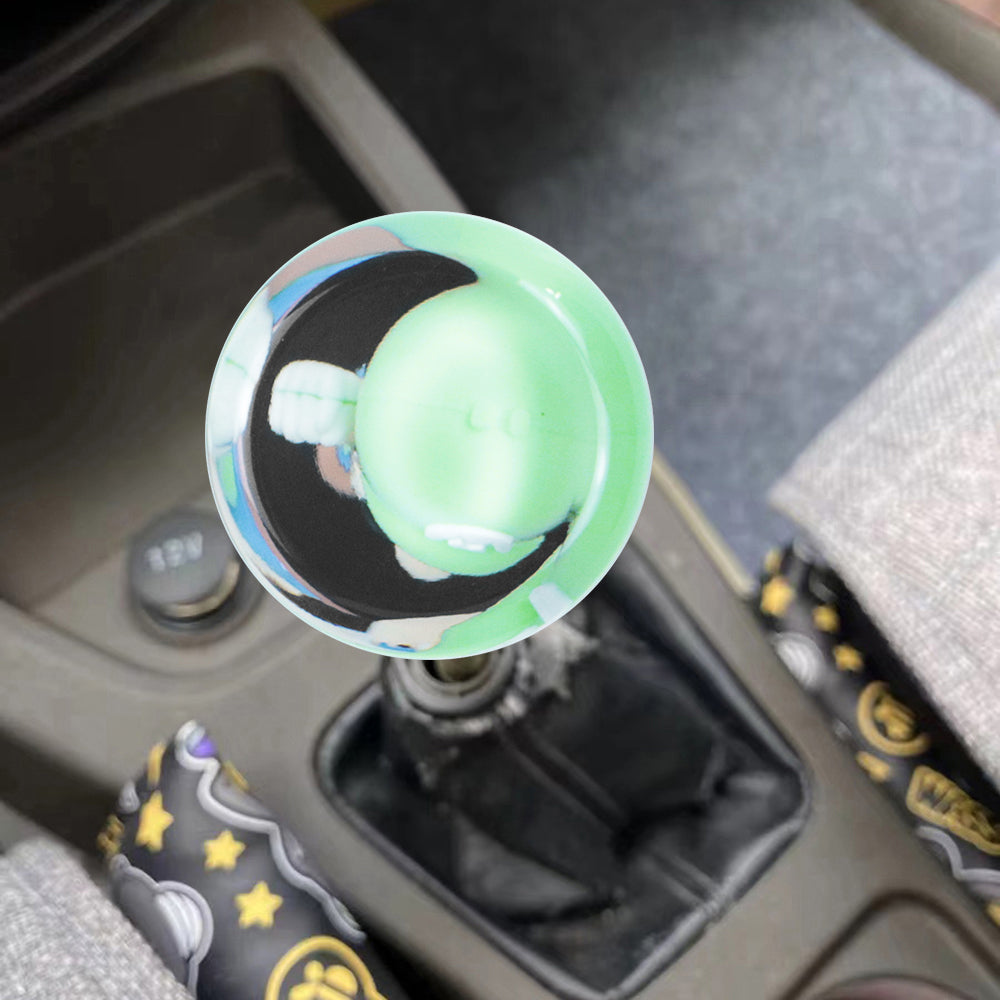 Brand New Universal Super Mario Bros Luigi Crystal Clear Long Automatic Transmission Shift Knob