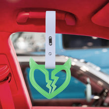 Load image into Gallery viewer, Brand New Devil Demon Broken Heart Green Glow In The Dark JDM TSURIKAWA Ring Subway Train Bus Handle Strap Charm Drift