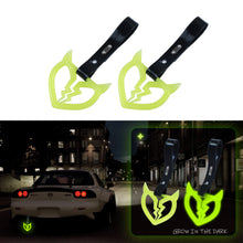 Load image into Gallery viewer, Brand New Devil Demon Broken Heart Yellow Glow In The Dark JDM TSURIKAWA Ring Subway Train Bus Handle Strap Charm Drift