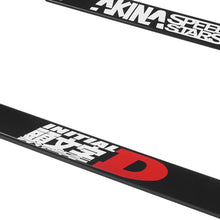 Load image into Gallery viewer, Brand New Universal 2PCS JDM INITIAL D AKINA SPEEDSTAR ABS Plastic Black License Plate Frame