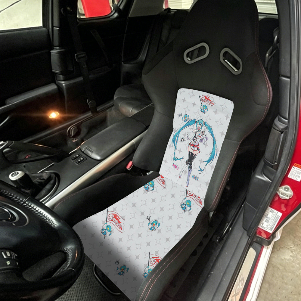 Brand New Hatsune Miku Fabric Material SEAT Cover Cloth For Universal Interior