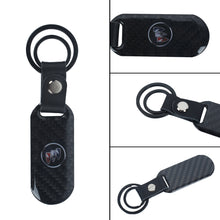 Load image into Gallery viewer, Brand New Universal 100% Real Carbon Fiber Keychain Key Ring For Buick