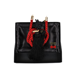 BRAND NEW UNIVERSAL VIP JUNCTION PRODUCE INTERIOR BLACK FUSA CHARM WITH RED KNOT