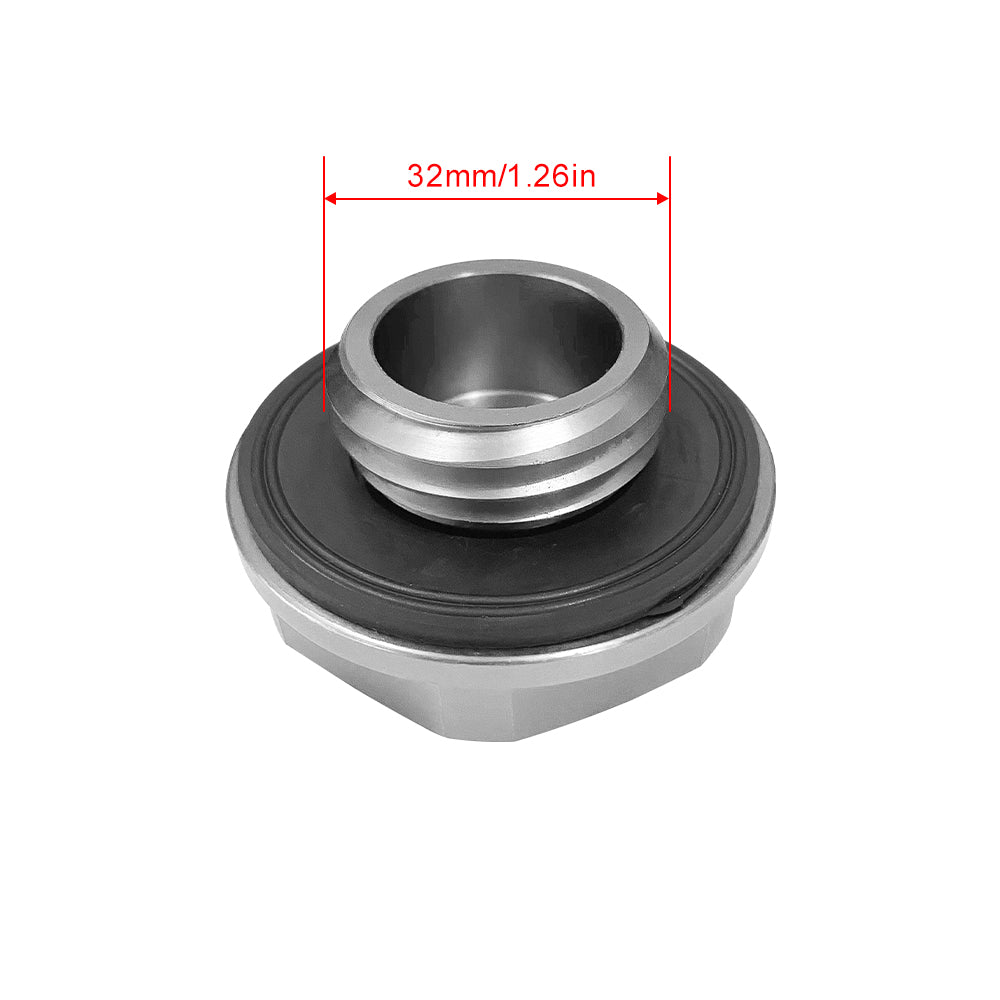 Brand New JDM Mazdaspeed Silver Aluminum Engine Oil Fuel Filler Cap Billet For Mazda