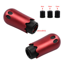 Load image into Gallery viewer, Brand New JDM Universal Ghost Aluminum Red Manual Car Gear Shift Knob Stick Shifter M8 M10 M12