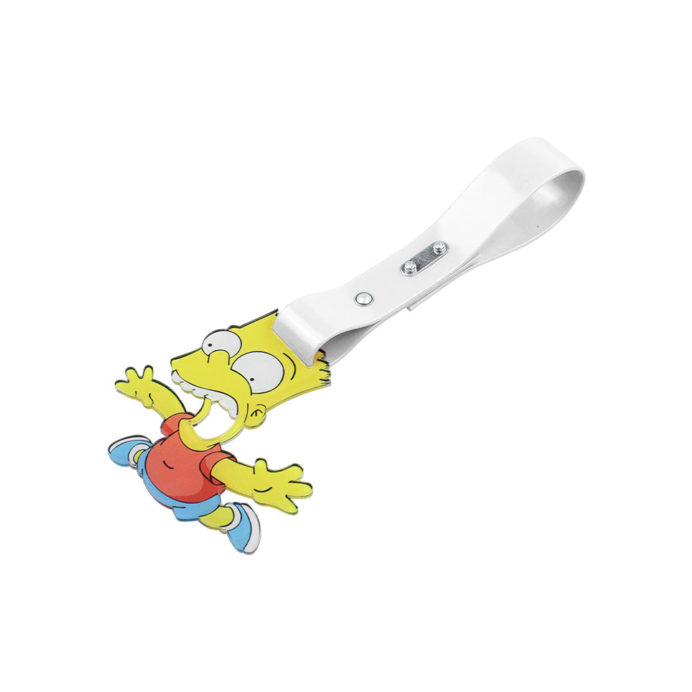 Brand New Bart Simpsons JDM TSURIKAWA Ring Subway Train Bus Handle Whi ...
