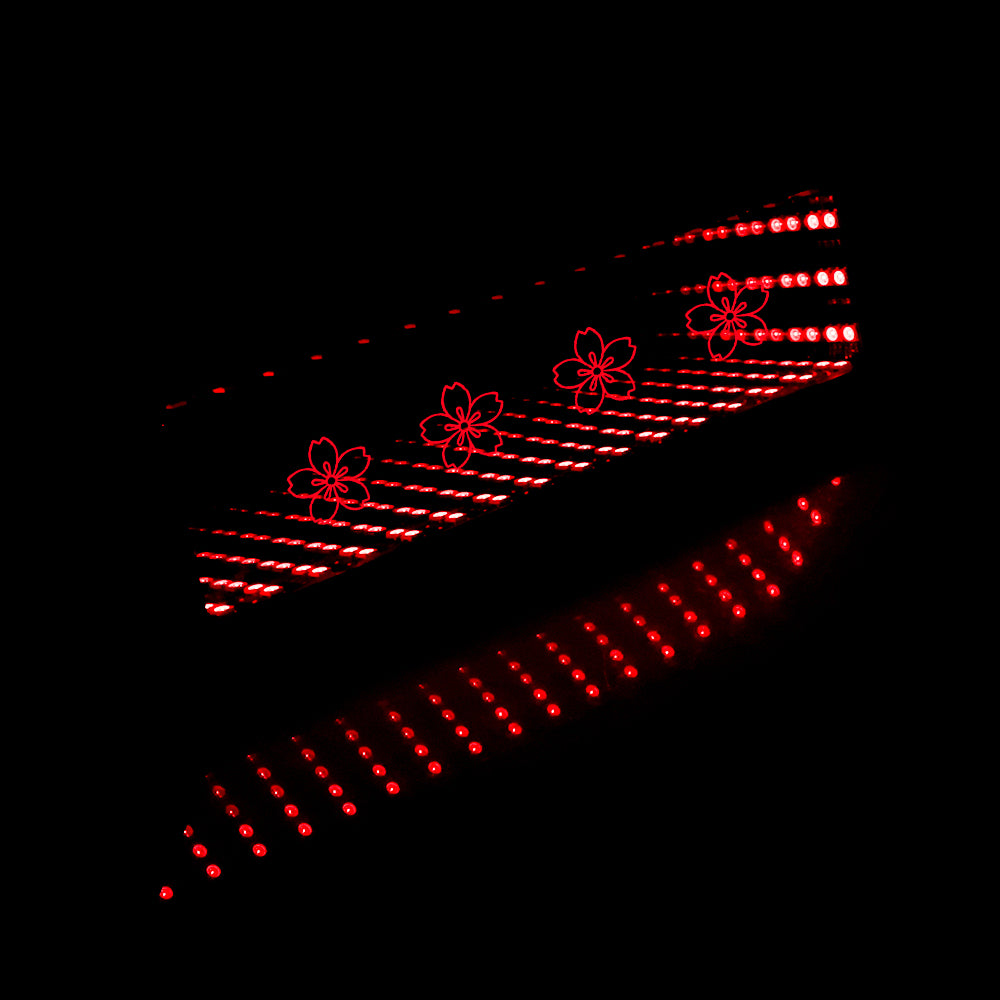 BRAND NEW UNIVERSAL JDM FLOWER MULTI-COLOR GALAXY MIRROR LED LIGHT CLIP-ON REAR VIEW WINK REARVIEW