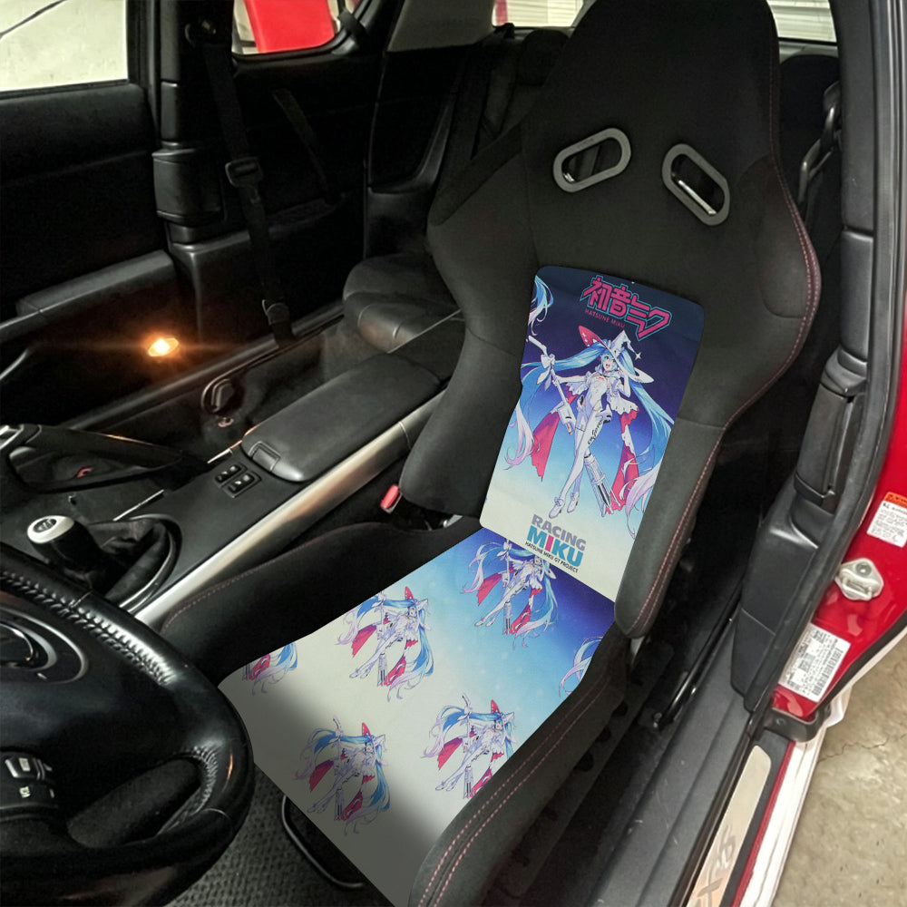 Brand New Hatsune Miku Fabric Material SEAT Cover Cloth For Universal Interior