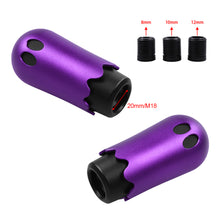 Load image into Gallery viewer, Brand New JDM Universal Ghost Aluminum Purple Manual Car Gear Shift Knob Stick Shifter M8 M10 M12