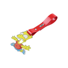 Load image into Gallery viewer, Brand New Bart Simpsons JDM TSURIKAWA Ring Subway Train Bus Handle Red Strap Charm Drift