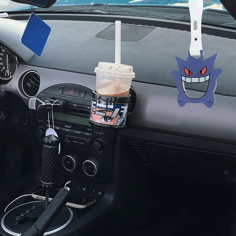 Brand New Anime GENGAR JDM TSURIKAWA Ring Subway Train Bus Handle White Strap Charm Drift