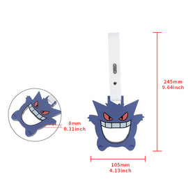 Brand New Anime GENGAR JDM TSURIKAWA Ring Subway Train Bus Handle White Strap Charm Drift