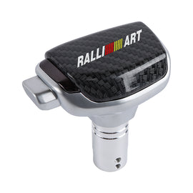 Brand New Universal Ralliart Carbon Fiber Pattern Style Automatic Transmission Shifter Shift Knob