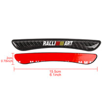 Load image into Gallery viewer, Brand New 4PCS Ralliart Real Carbon Fiber Anti Scratch Badge Car Door Handle Cover Trim