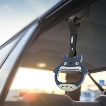Load image into Gallery viewer, Brand New Anime Totoro JDM TSURIKAWA Ring Subway Train Bus Handle Black Strap Charm Drift