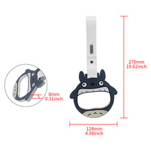 Load image into Gallery viewer, Brand New Anime Totoro JDM TSURIKAWA Ring Subway Train Bus Handle White Strap Charm Drift