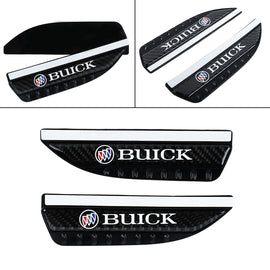 Brand New 2PCS Universal Buick Carbon Fiber Rear View Side Mirror Visor Shade Rain Shield Water Guard