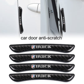 Brand New 4PCS Buick Real Carbon Fiber Anti Scratch Badge Car Door Handle Cover Trim