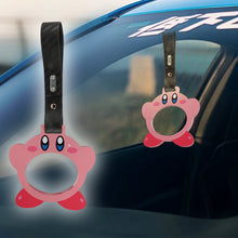 Load image into Gallery viewer, Brand New Anime Kirby JDM TSURIKAWA Ring Subway Train Bus Handle Carbon Fiber Strap Charm Drift