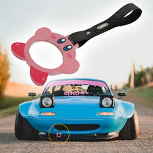 Load image into Gallery viewer, Brand New Anime Kirby JDM TSURIKAWA Ring Subway Train Bus Handle Carbon Fiber Strap Charm Drift