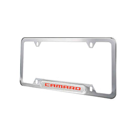 Brand New Universal 1PCS Camaro Chrome Metal License Plate Frame